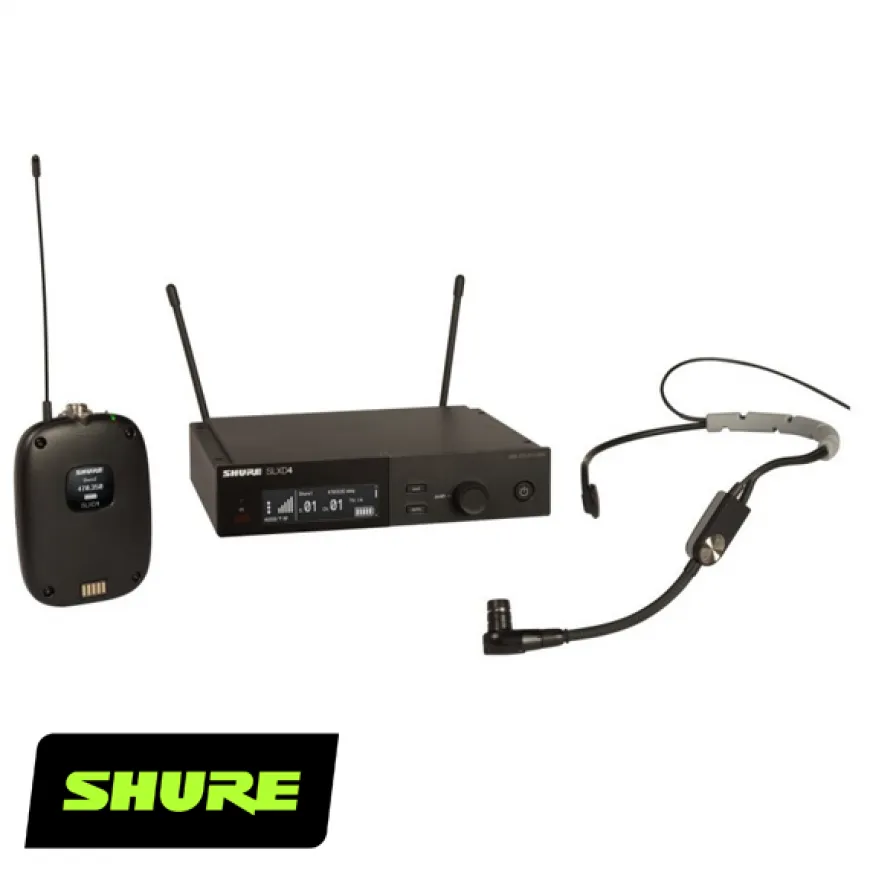 SHURE SLXD14E/SM35 Headset Telsiz Mikrofon